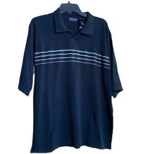 Axcess men black sweater polo size xxl